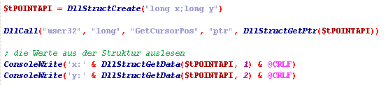 GetCursorPos