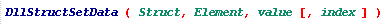 DllStructSetData